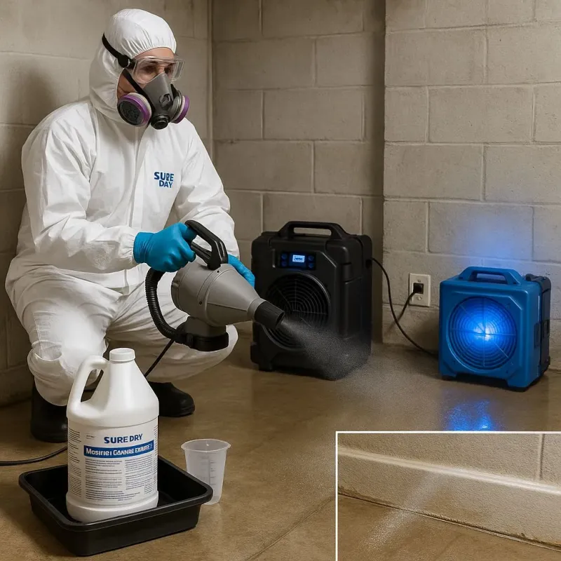 Sanitization and Odor Removal process in Howard, SD